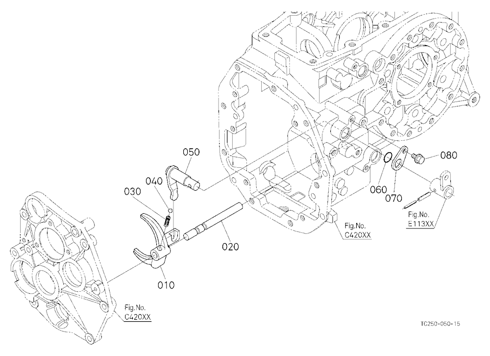 Range Gear Shift Fork