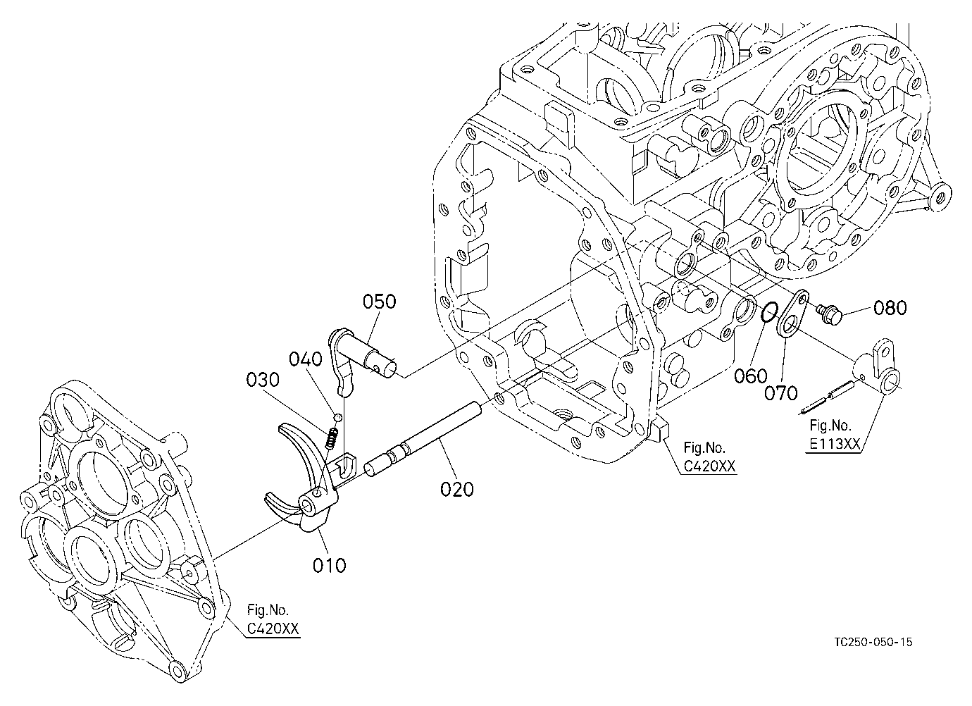 Range Gear Shift Fork