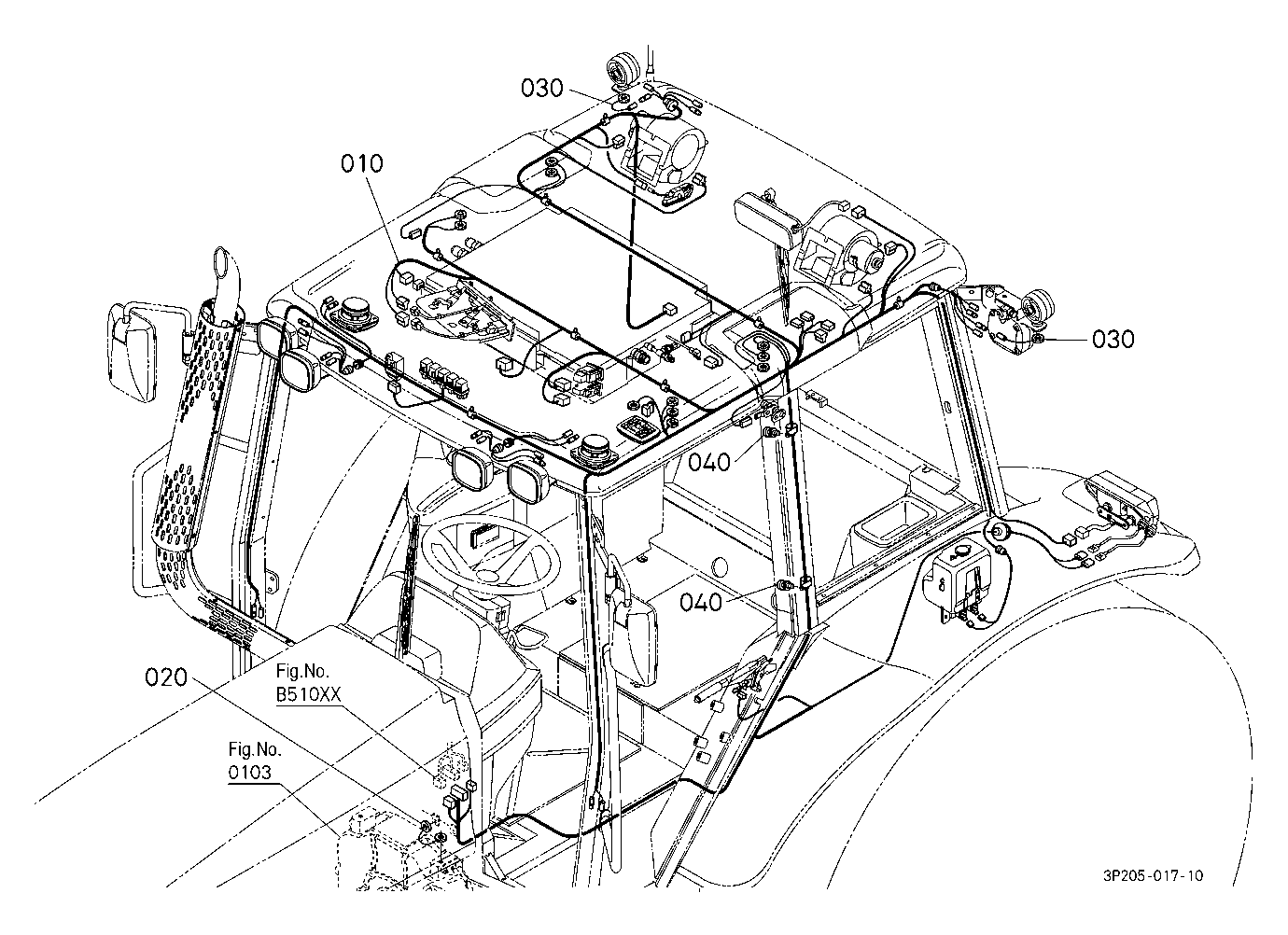 Electrical Wiring (Cab) [A]