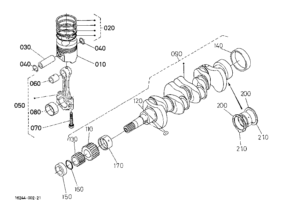 Piston And Crankshaft