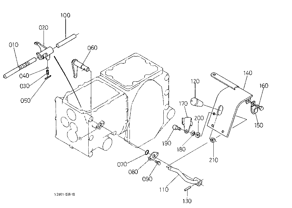 Pto Gear Shift Lever