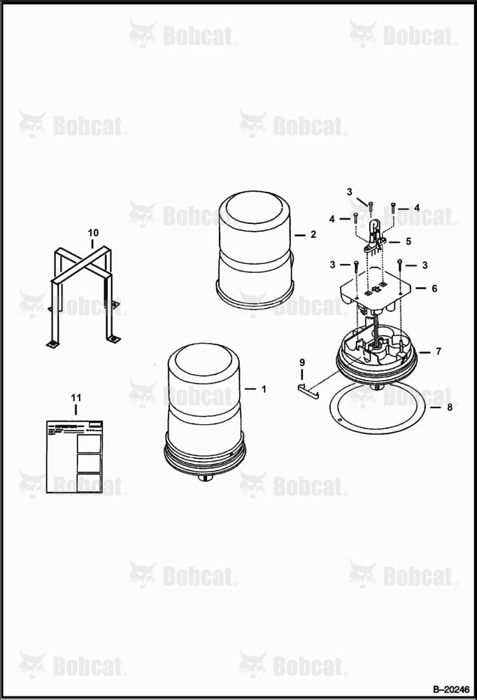 Strobe Light (Amber - 3414 ALW)