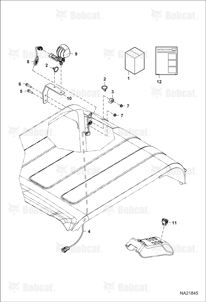 Worklight Kit (Canopy)(Rear)