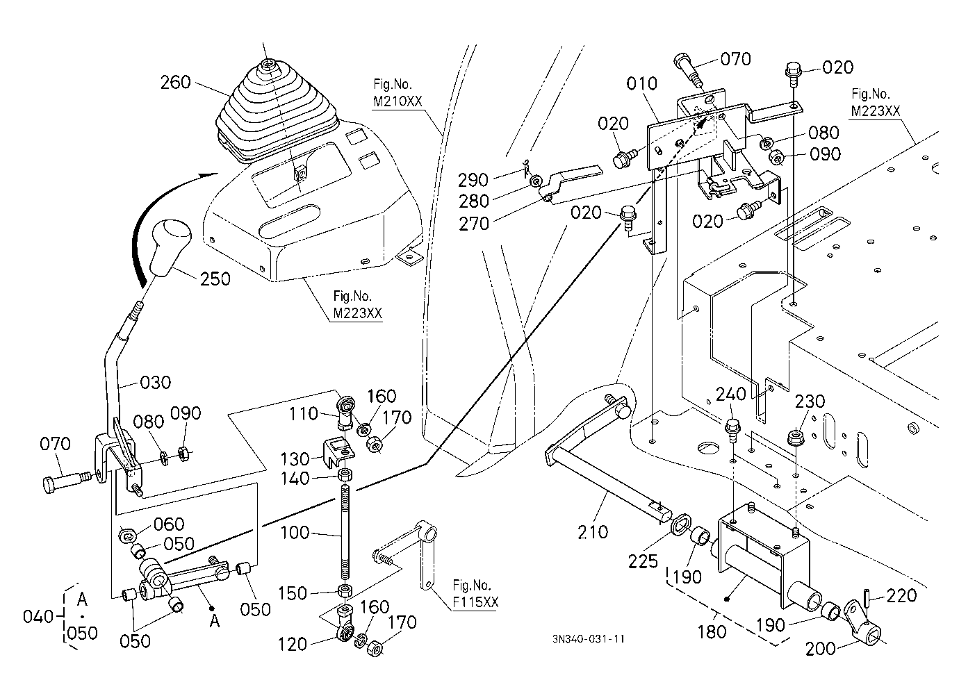 Main Gear Shift Lever