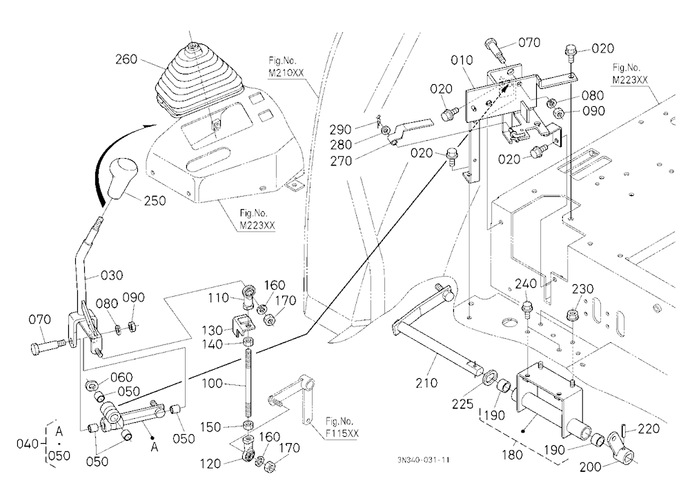 Main Gear Shift Lever