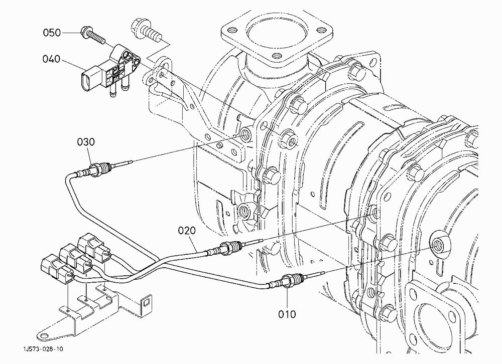 DIESEL PARTICULATE FILTER MUFFLER SENSOR