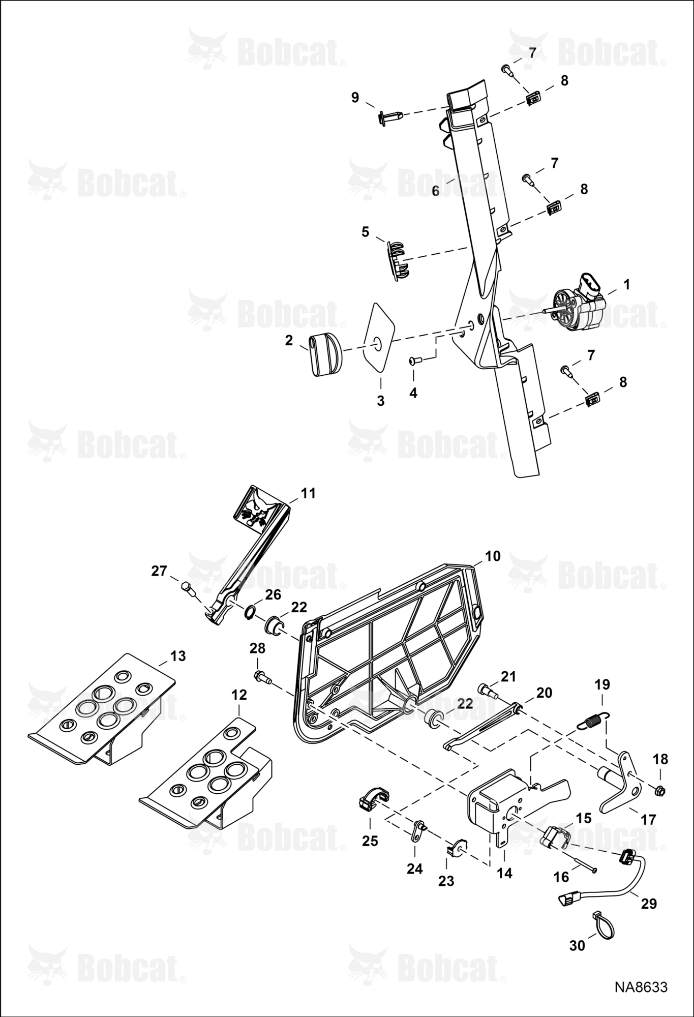 Engine Speed Control (W/Foot Throttle)