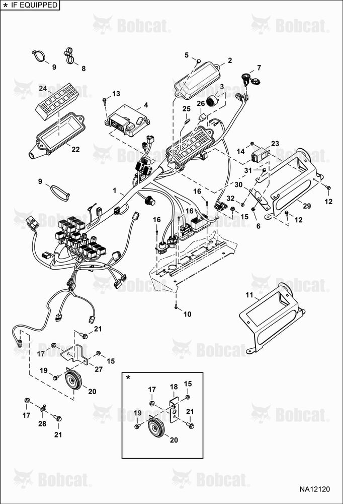 CAB Electrical Circuitry (Lower Harness)