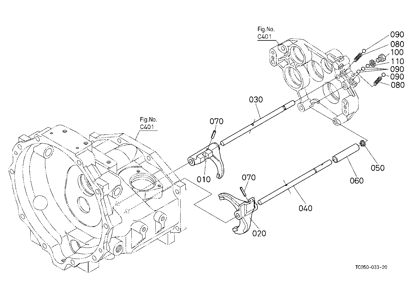 Main Gear Shift Fork