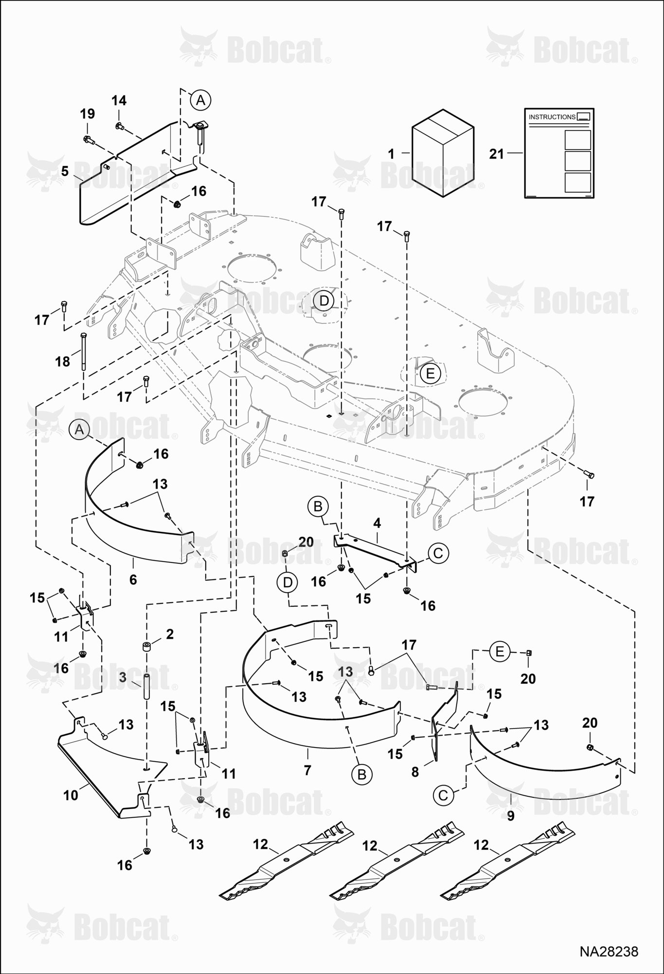 Mulch Kit (61")(Electric)