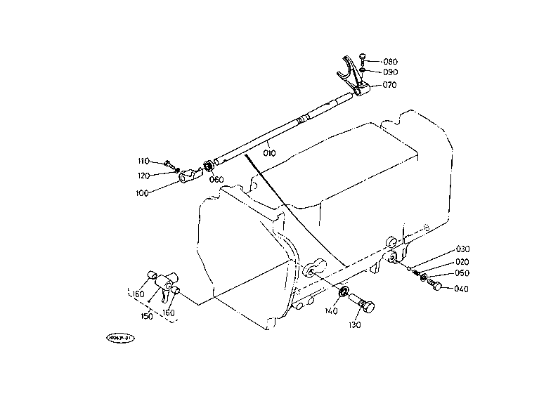 Pto Gear Shift Fork (Dc)