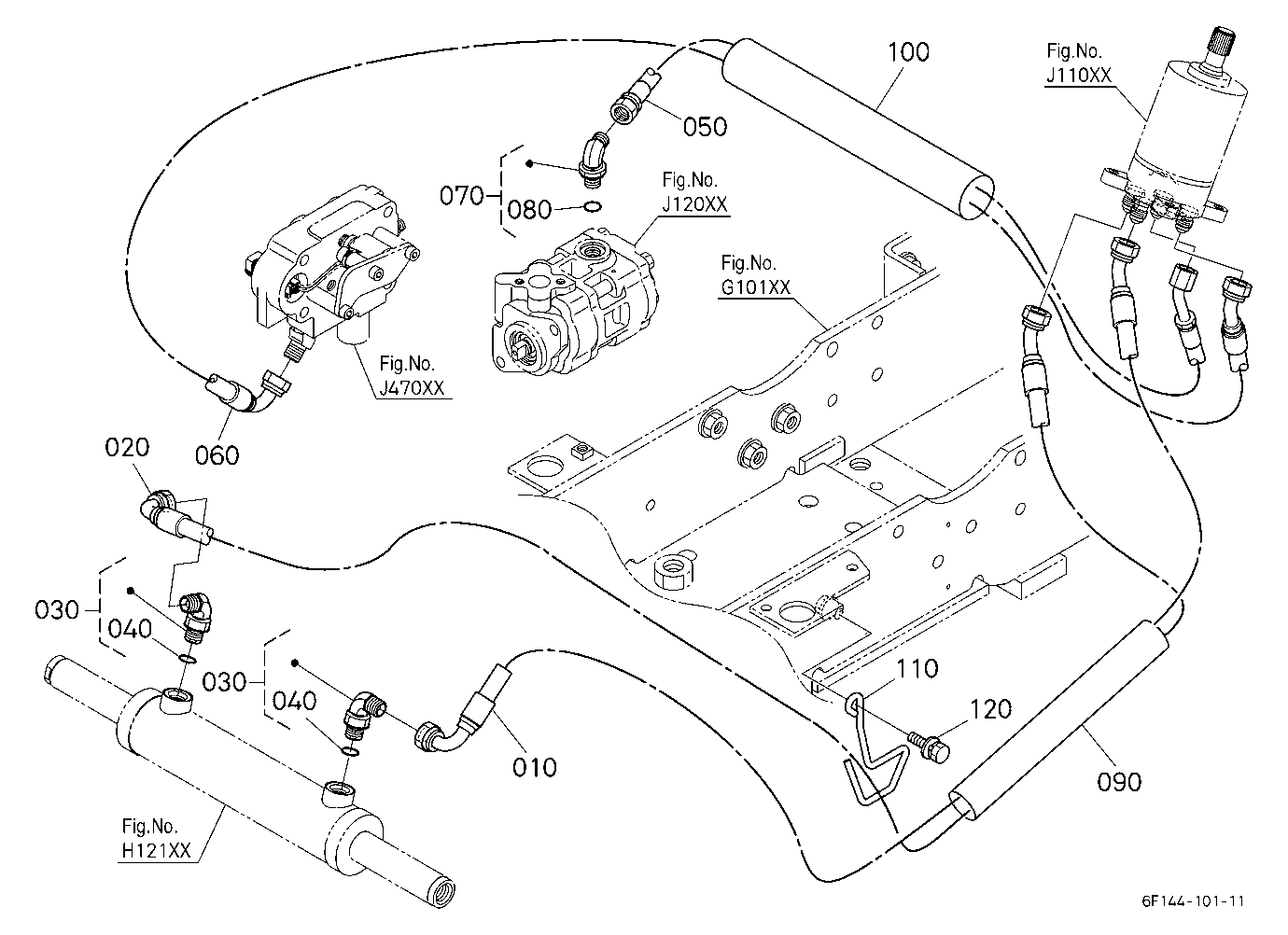 Hydraulic Oil Line (Steering)
