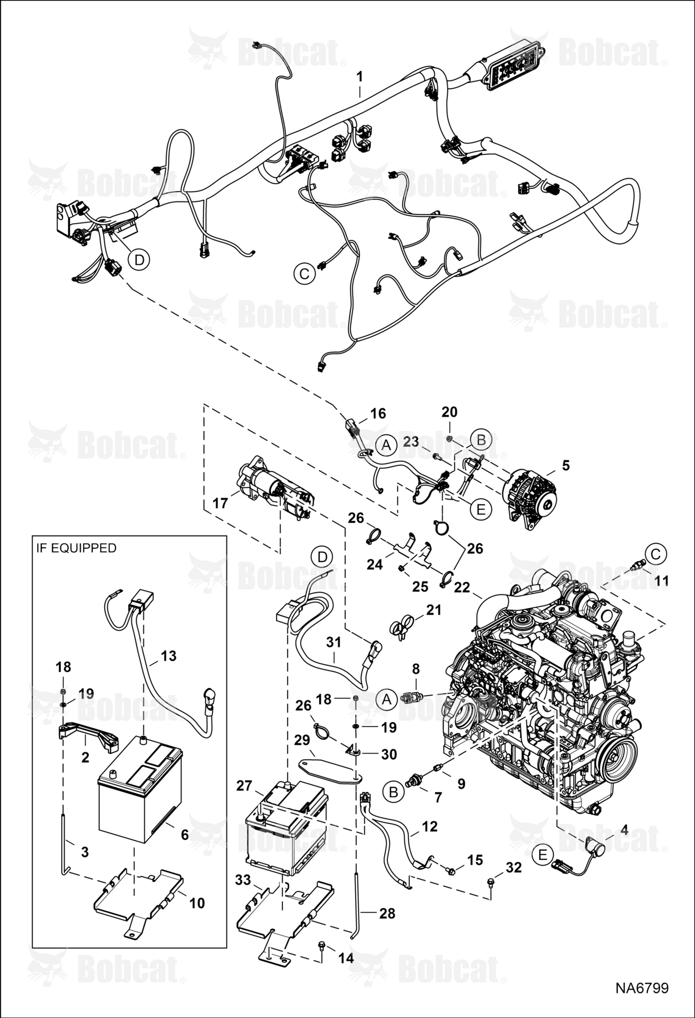 Engine Electrical Circuitry (Engine Sensors, Battery, ALT & Starter)