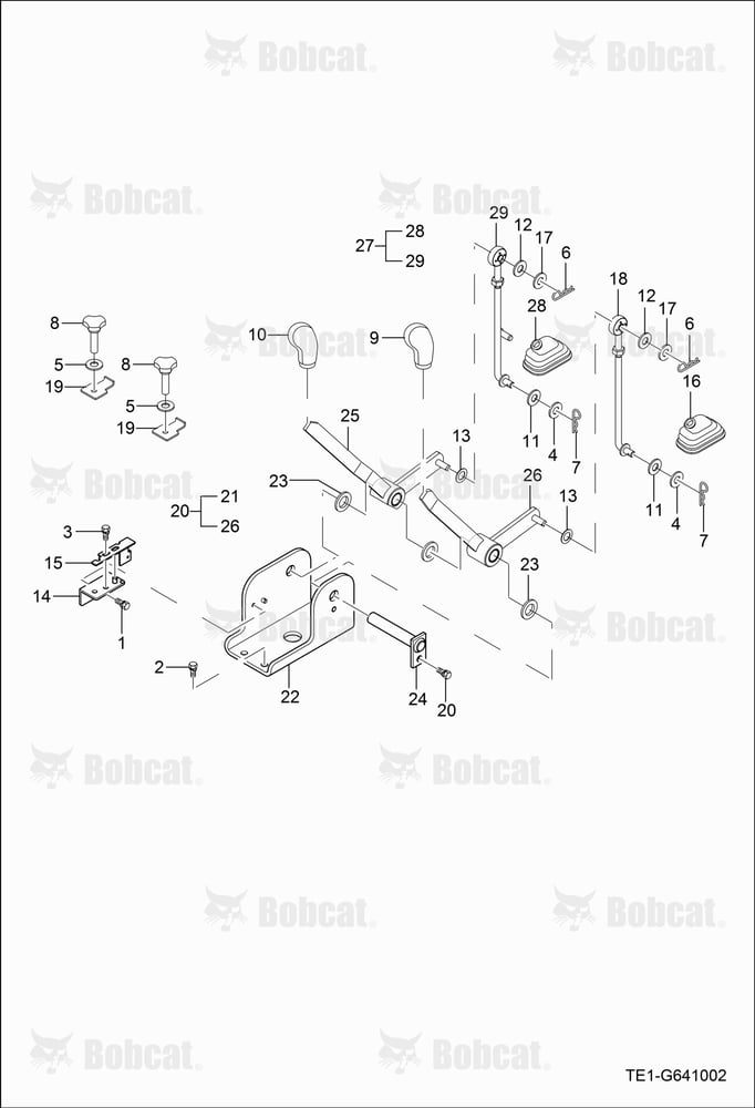 Position Draft Control Lever Group