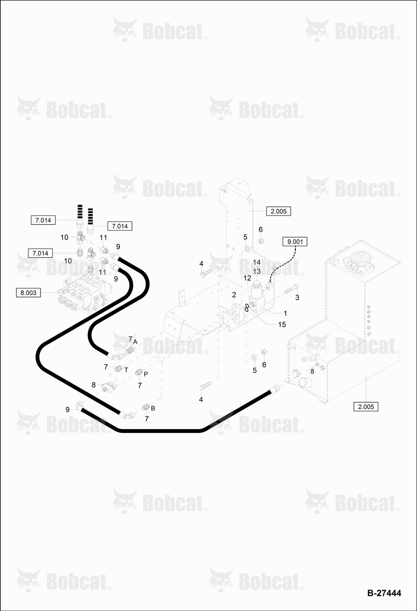 Hydraulic Installation - Dozer Blade (Float Postion)