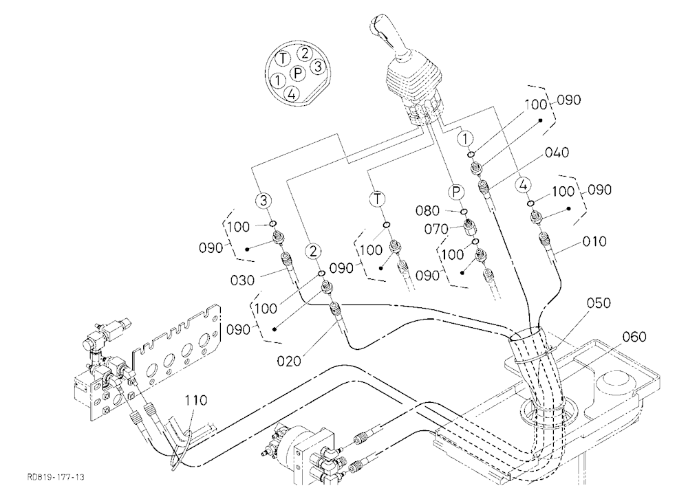 Oil Piping (Control Lh)