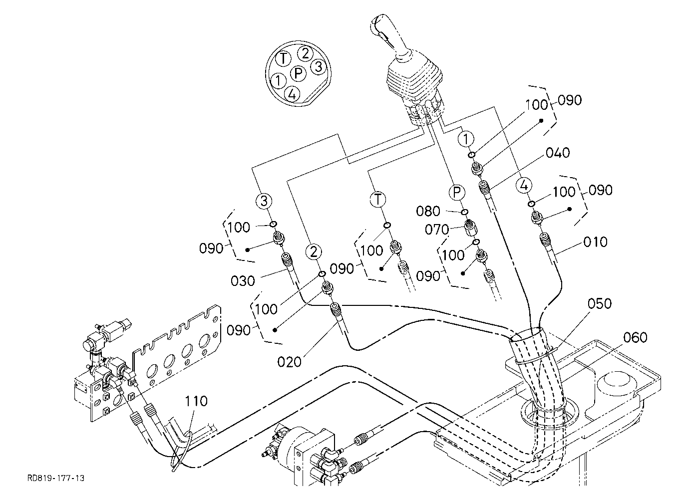 Oil Piping (Control Lh)