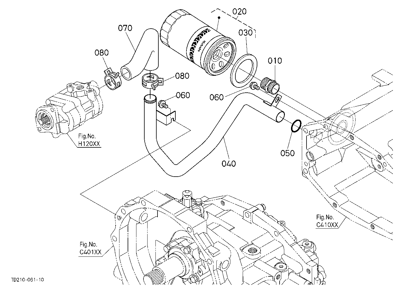 Hydraulic Oil Line (Inlet)
