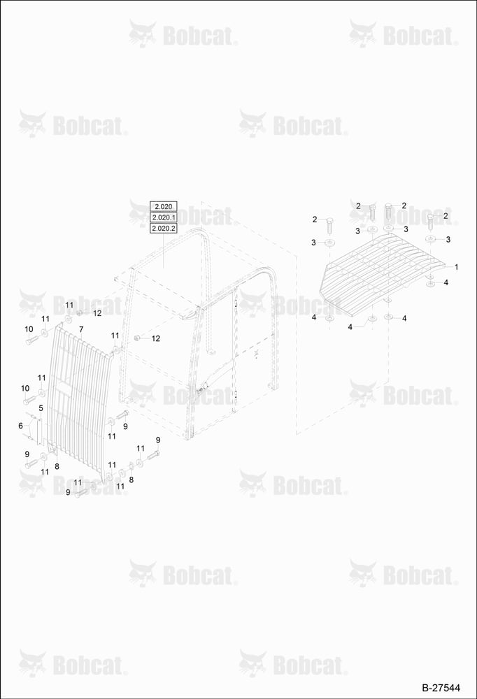 OPERATOR'S CAB (Protection Grid)