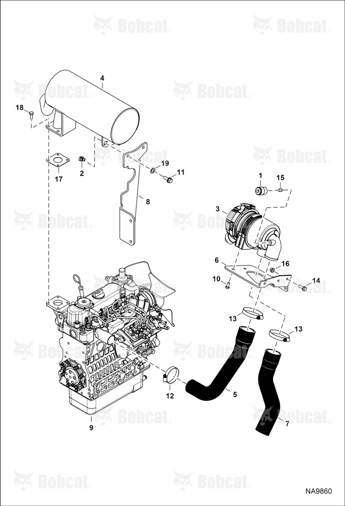 Engine & Attaching Parts (Intake & Exhaust)