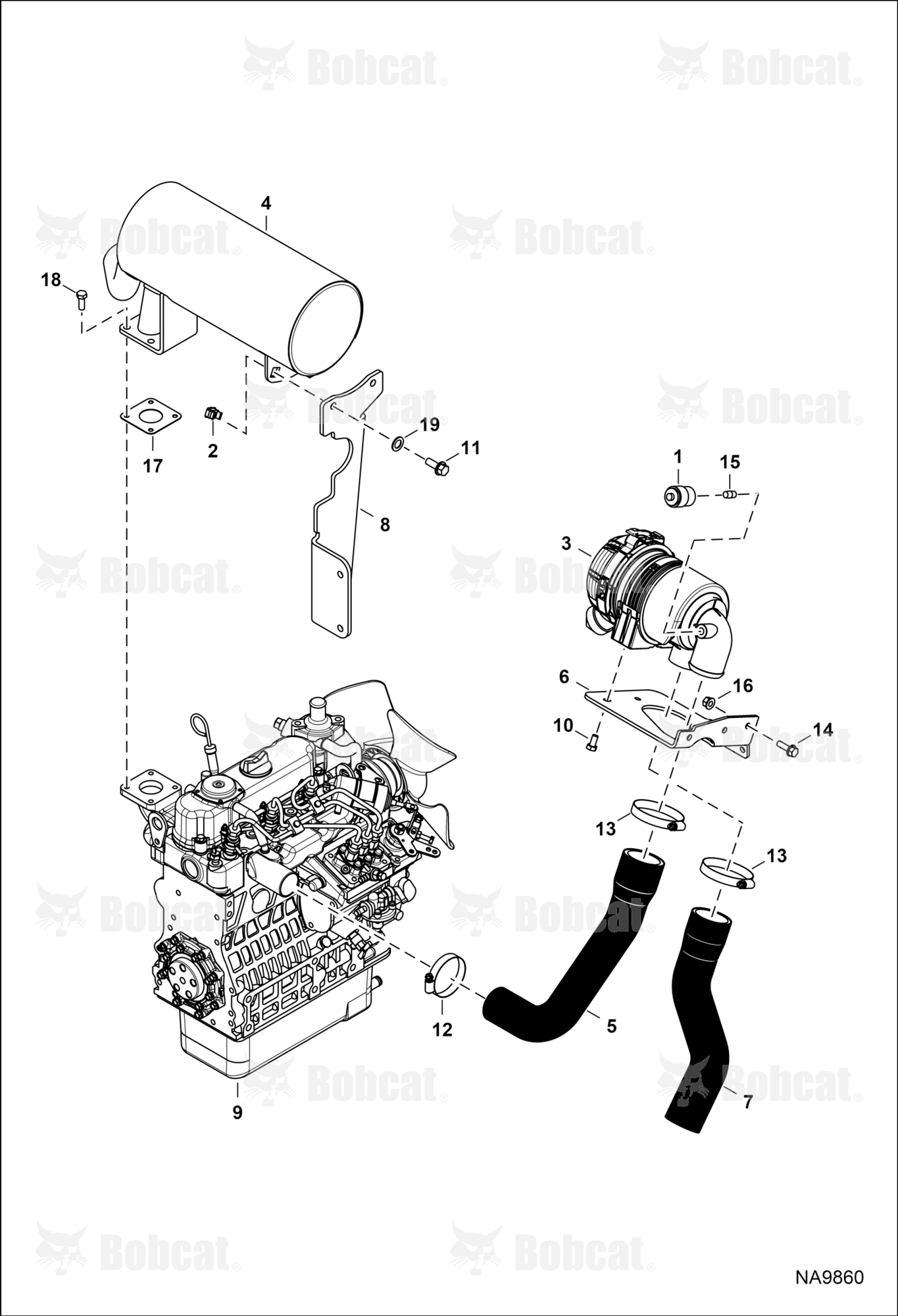 Engine & Attaching Parts (Intake & Exhaust)