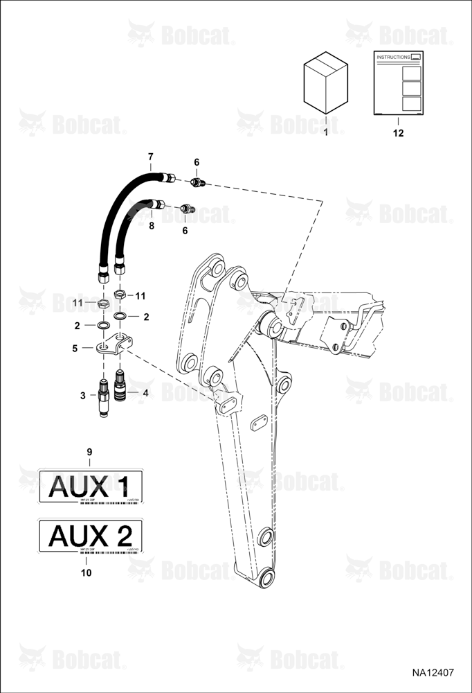 Hydraulic Auxiliary Kit (Second)(Extension)