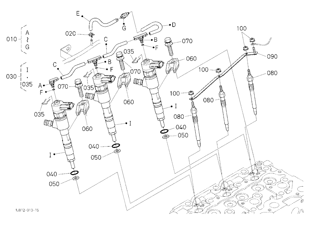 Injector And Glow Plug