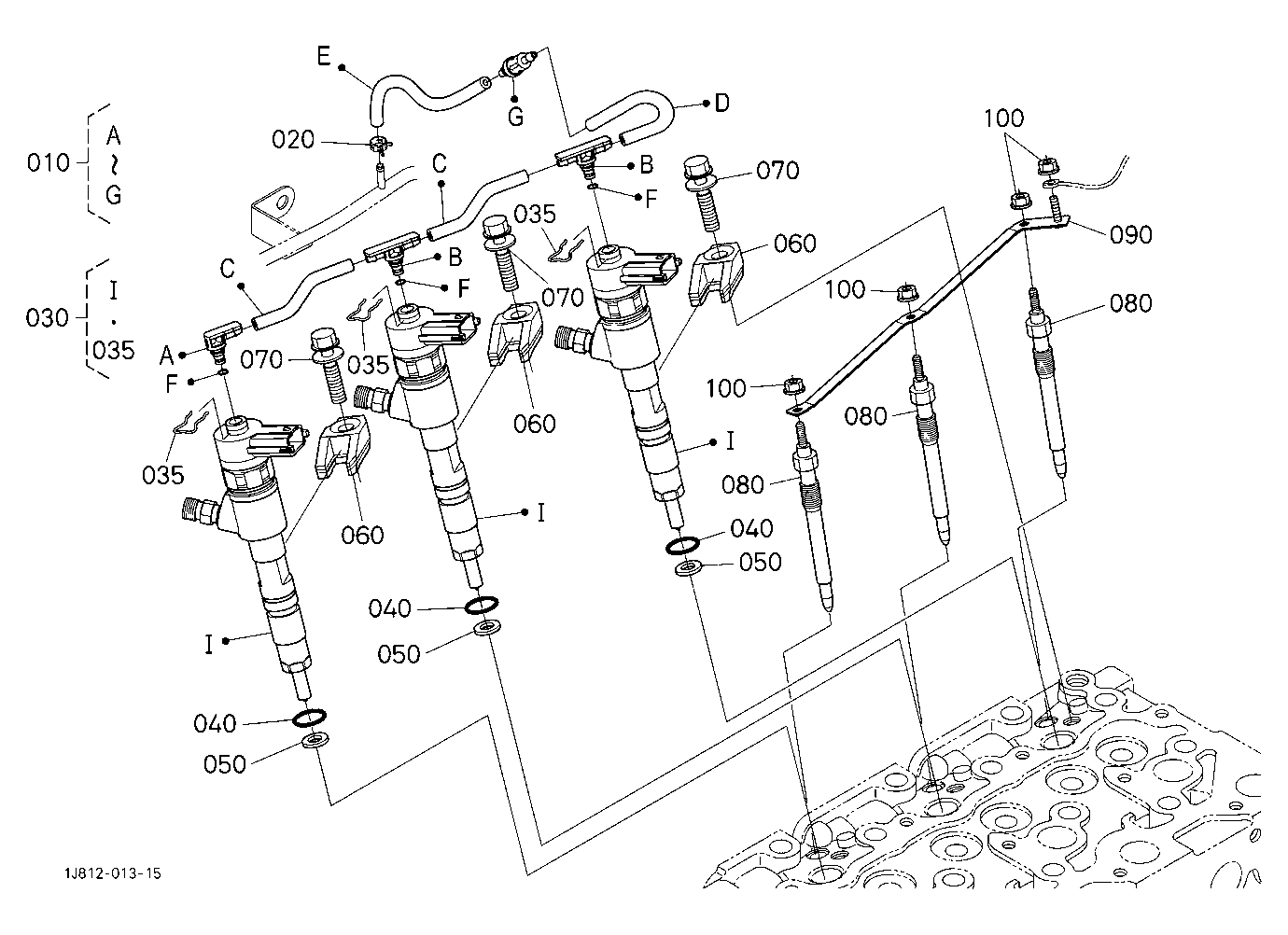 Injector And Glow Plug