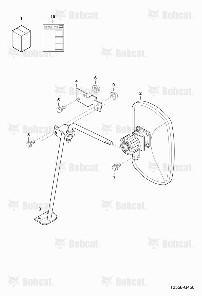 Rear View Mirror Kit