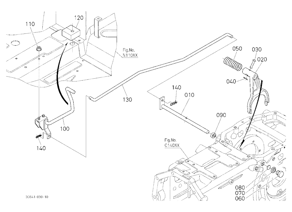 Differential Lock Shift Fork