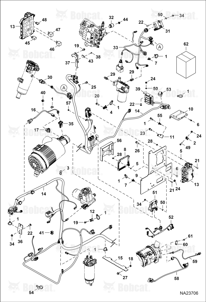 Engine Electrical Circuitry (Frame Harness, Fuse Relay, & Sensors)  B51U11513 - B51U17311