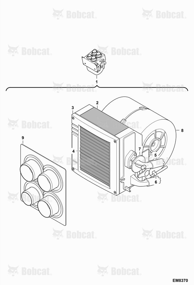 HEATING/VENTILATION Fan A8HM12035 & Above