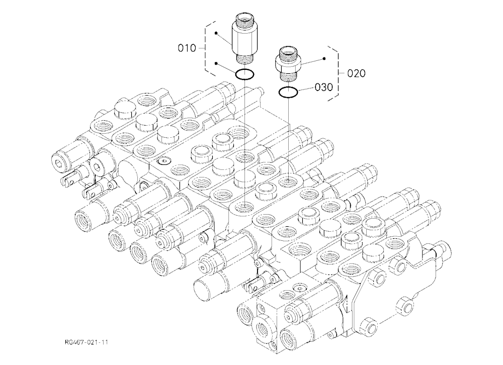 Control Valve (Travel Left)