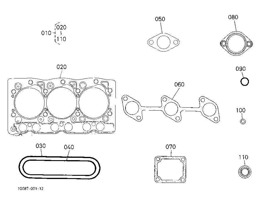 Upper Gasket Kit [Option]