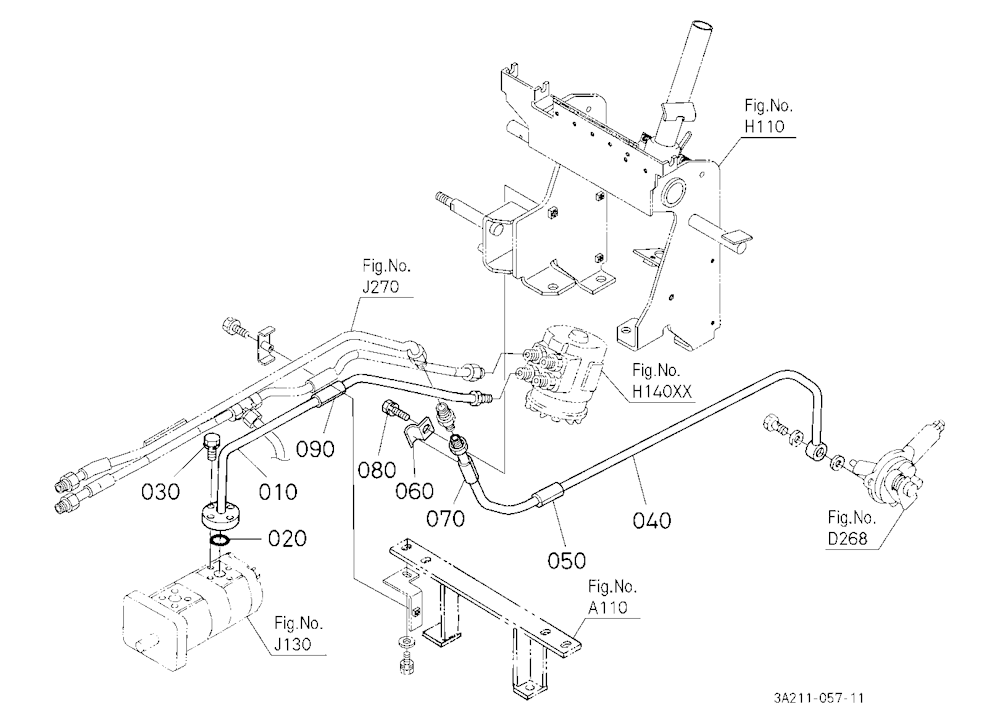 Hydraulic Oil Line (Steering/Pto)