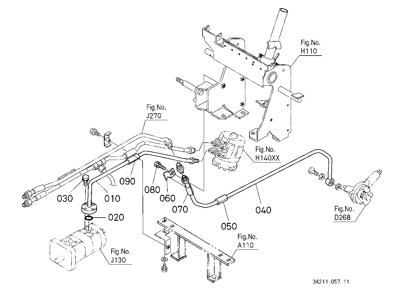 Hydraulic Oil Line (Steering/Pto)
