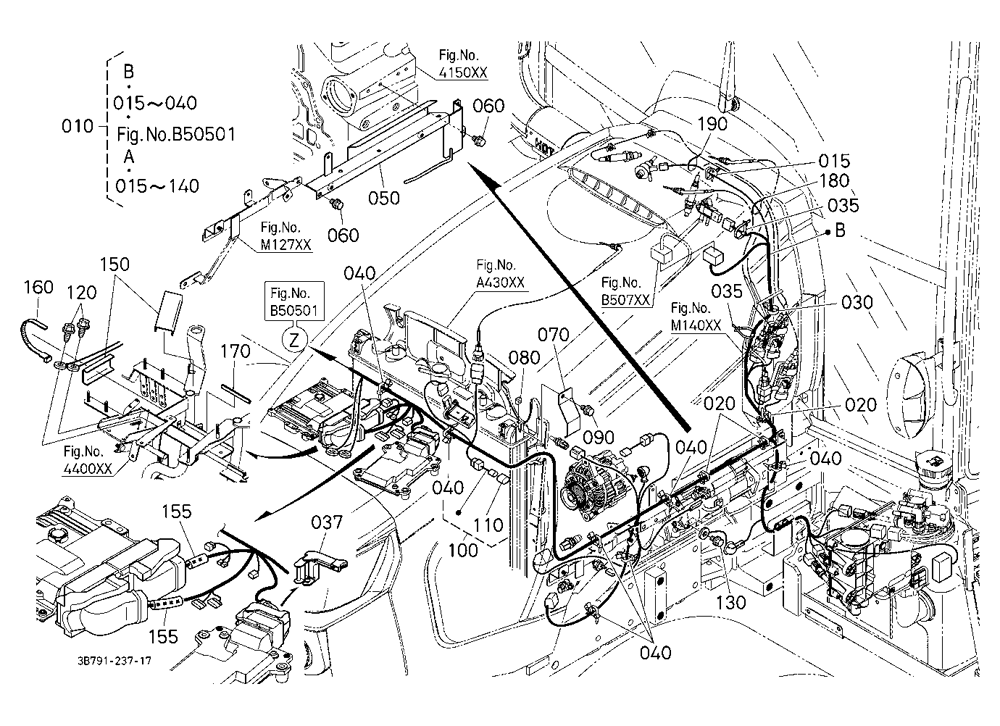 Electrical Wiring (Engine Lh)