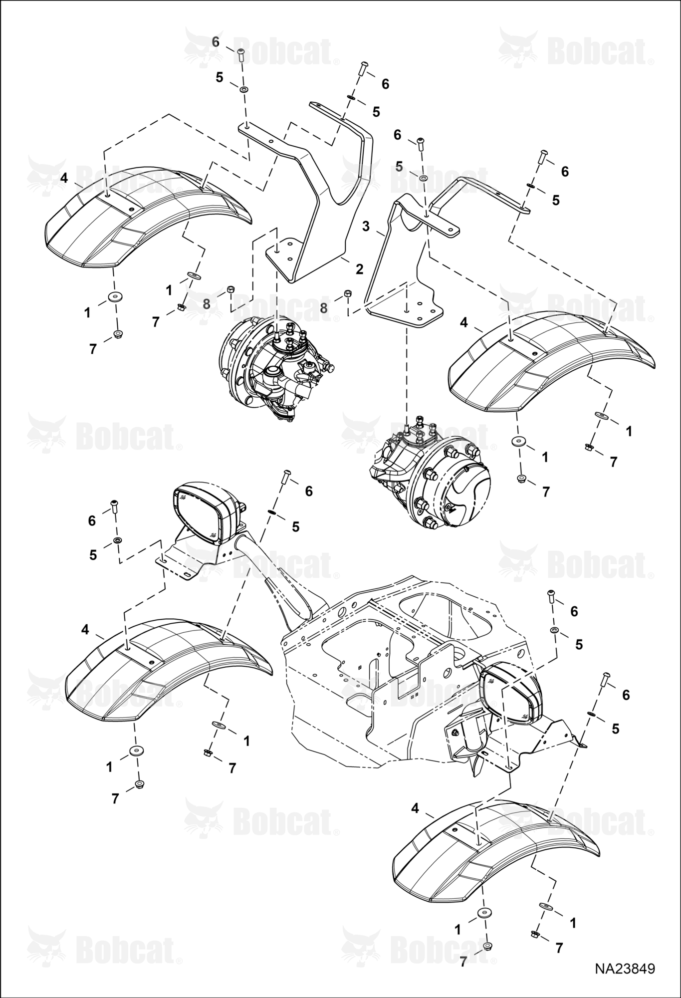 Mudguards (17.5", 18" & 20" Wheels)