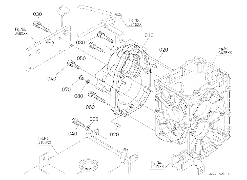 Rear Axle Case Rh