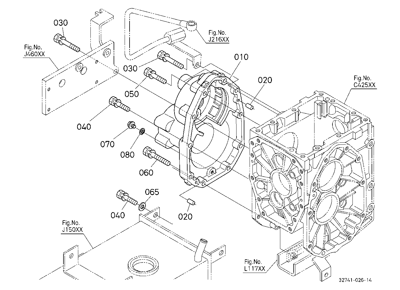 Rear Axle Case Rh