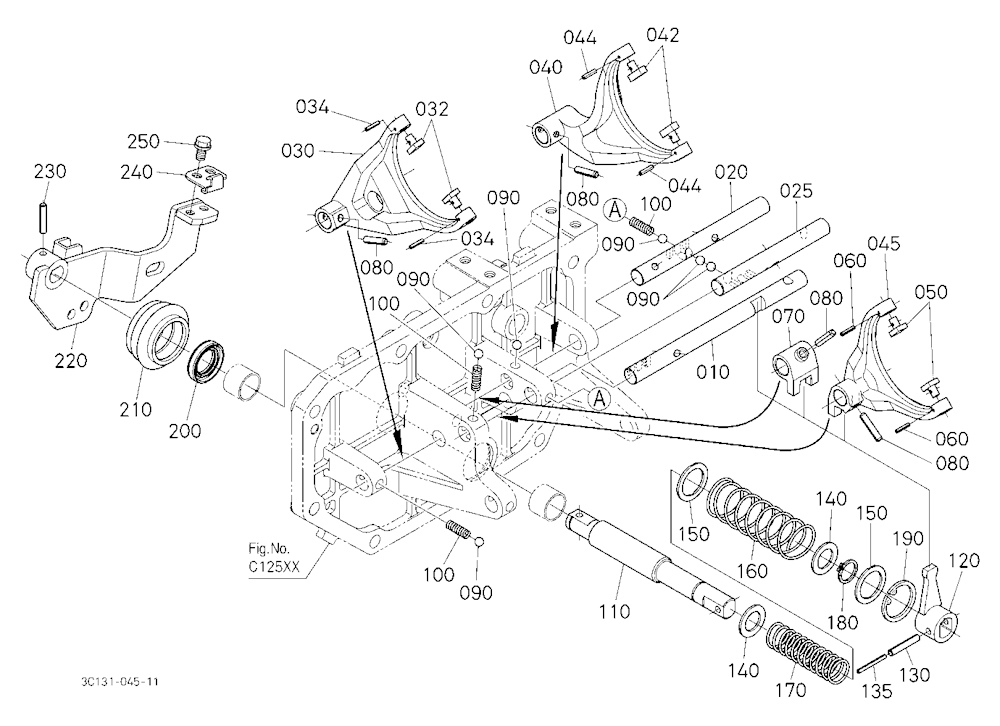 Main Gear Shift Fork