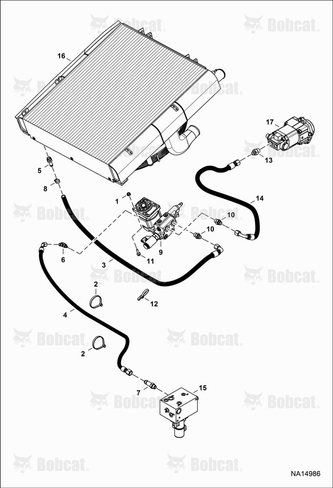 Hydraulic Circuitry (Fan Motor) (Reversible)