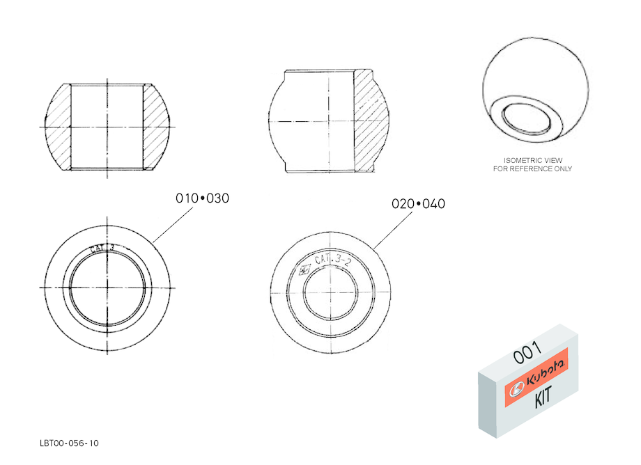 Kit - Ball Bushing - 3Pth (Cat Iii)