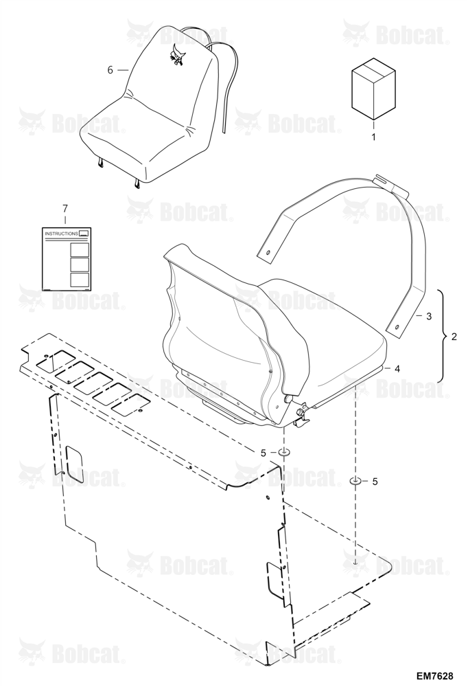 Seat Kit (Vinyl Suspension)