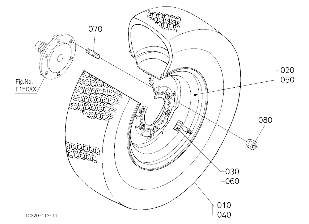 Front Wheel (27*8.50-15)
