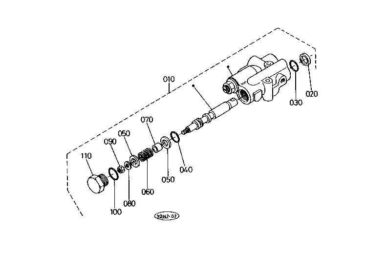 Oil Piping (Unload Valve) (Component Parts)