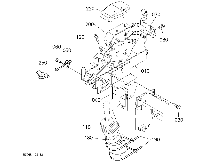 Control Lever (Lever Rh)