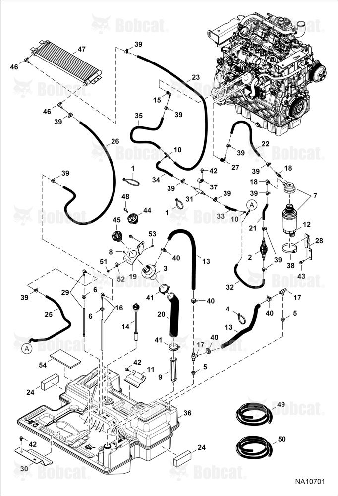 Engine & Attaching Parts (Fuel System) B3BY11001 - B3BY11103