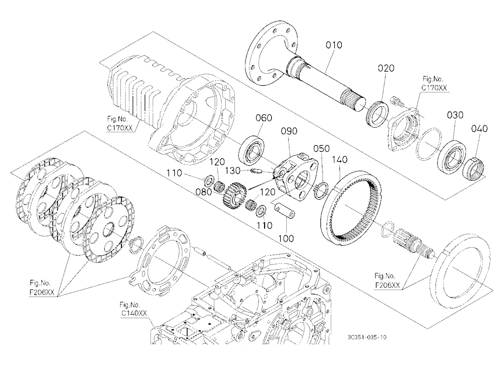 Rear Axle Rh