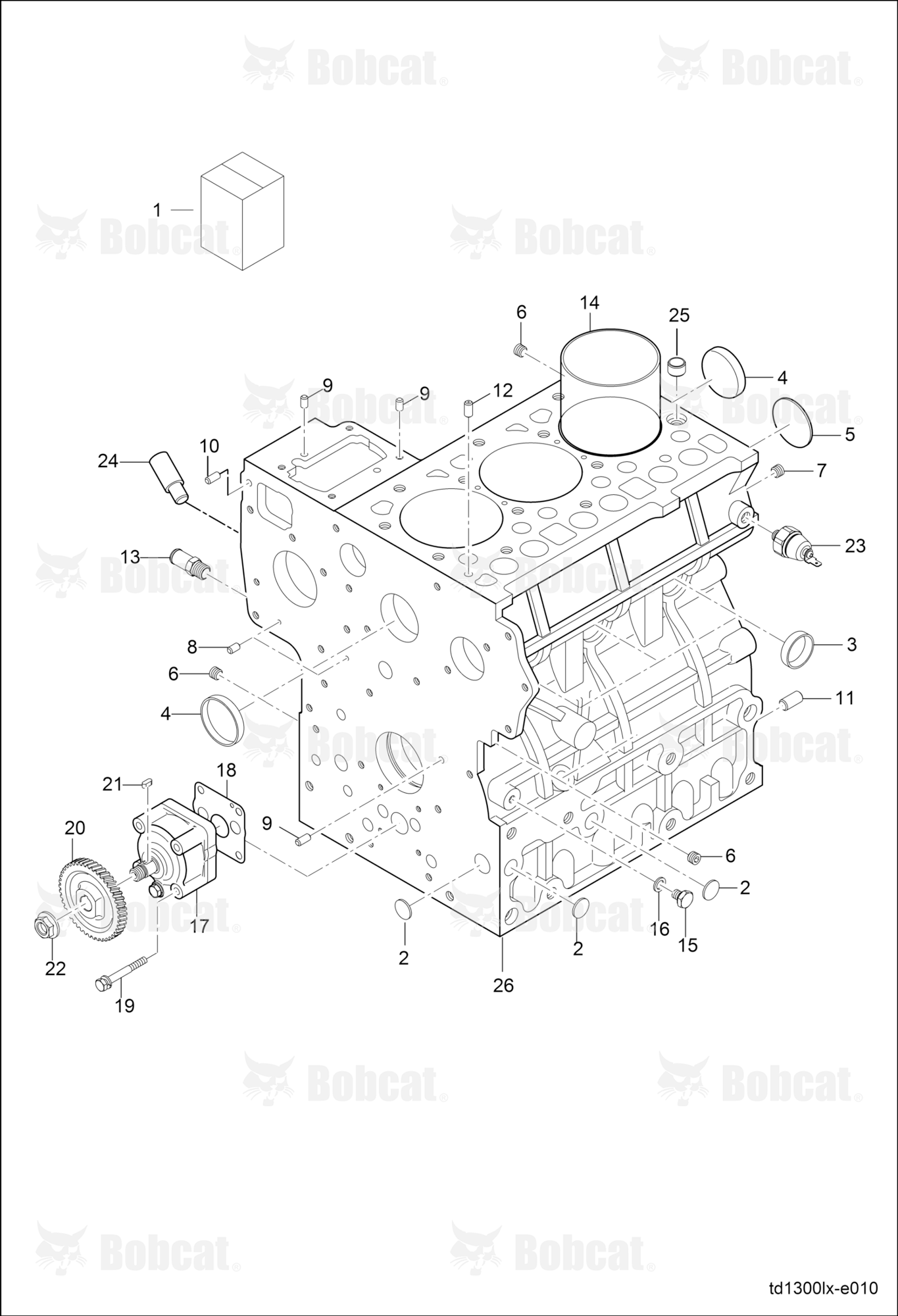 Cylinder Block Group  A59B11001 & Above
